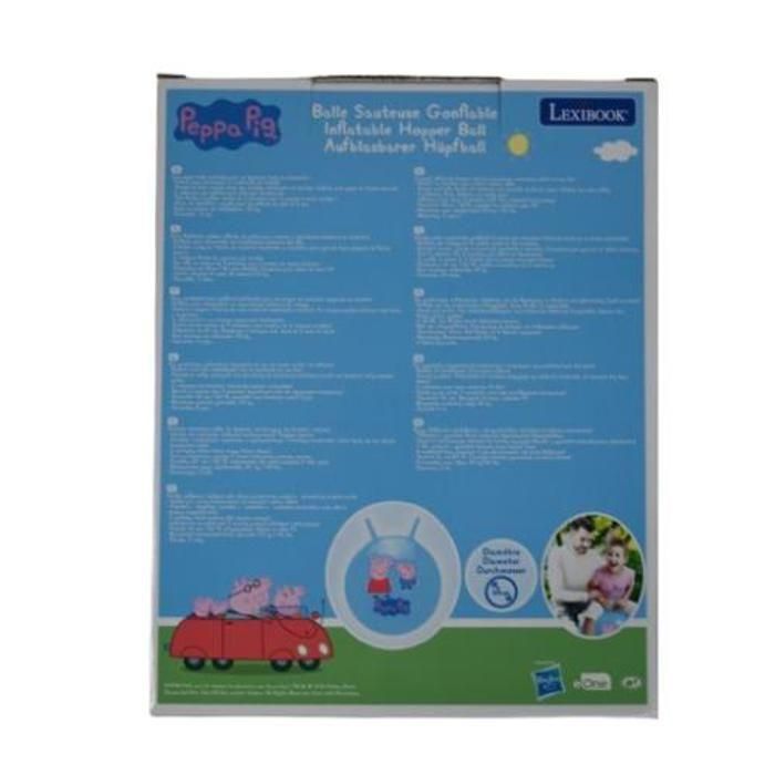 Lexibook AAAIH06024 Pelota Hinchable de Salto Peppa Pig 45 cm 4 Lexibook AAAIH06024 Pelota Hinchable de Salto Peppa Pig 45 cm 4