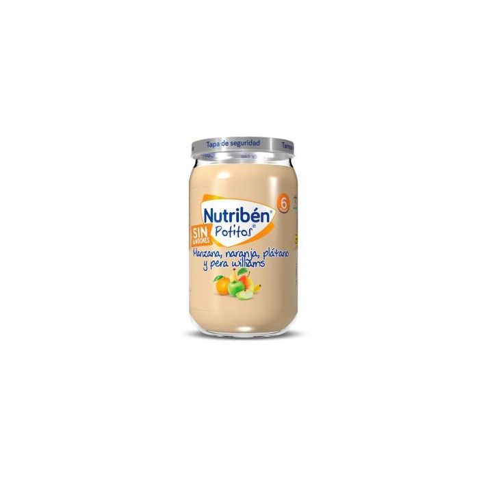 Nutriben Potito Manzana Naranja Platano Pera 235Gr