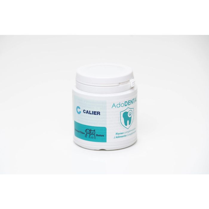Calier Ado Dental Polvo Oral para la Higiene Bucal de Mascotas - 60 gr