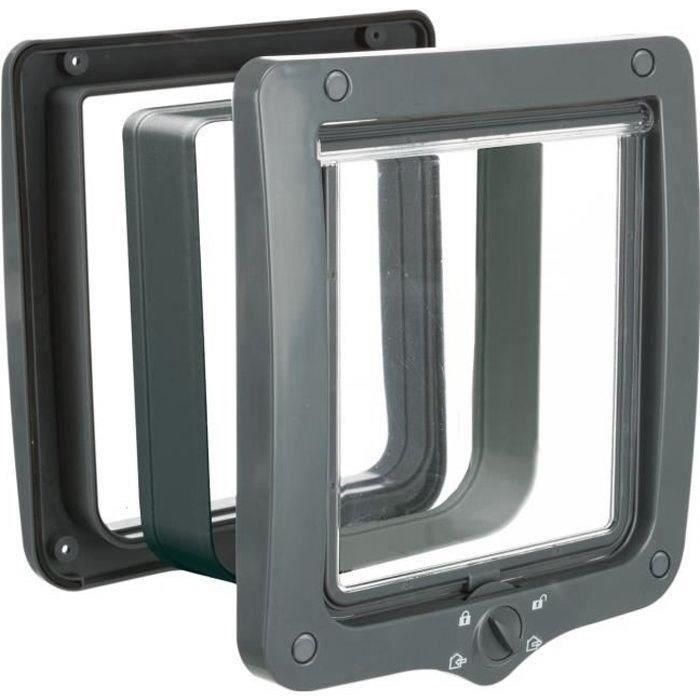 Gatera Trixie Gris 24 x 28 cm Plástico XXL