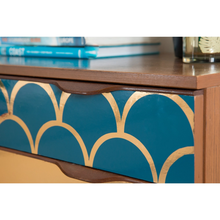 D-c-fix Rollo Adhesivo Azul Petróleo para Manualidades y Hogar, 45 cm x 15 m 2