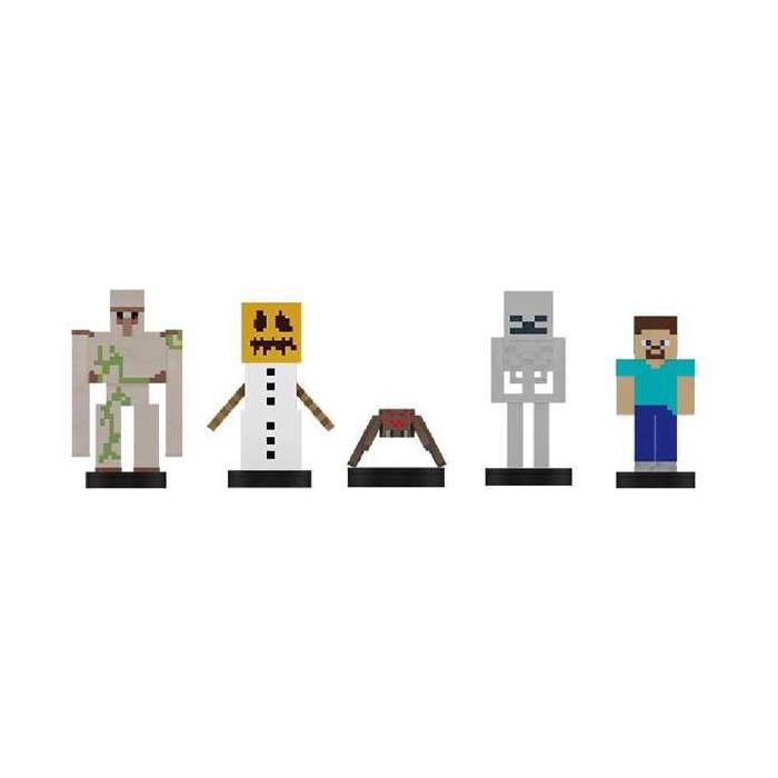 Figura minecraft pack de 5. un personaje sorpresa! 5cm - modelos surtidos 2 Figura minecraft pack de 5. un personaje sorpresa! 5cm - modelos surtidos 2
