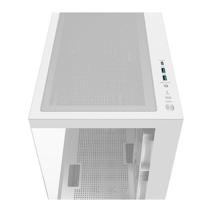 Deepcool CG380 3F WH Midi Tower PC Blanco ITX Micro ATX Ventana Iluminación RGB 9