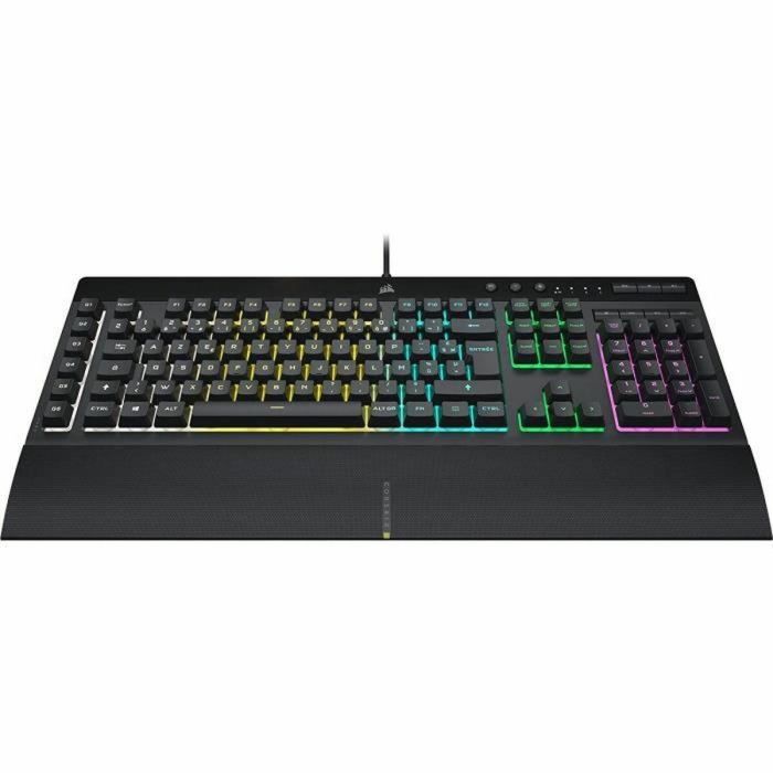 Corsair CH-9226765-FR Teclado Gaming K55 RGB PRO con iluminación RGB de 5 zonas y switches de domo de goma 4 Corsair CH-9226765-FR Teclado Gaming K55 RGB PRO con iluminación RGB de 5 zonas y switches de domo de goma 4
