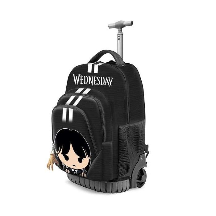 Karactermania Trolley Miércoles GTS Fan Cute 47x32x27 cm, Mochila Escolar con Ruedas, Poliéster 1 Karactermania Trolley Miércoles GTS Fan Cute 47x32x27 cm, Mochila Escolar con Ruedas, Poliéster 1