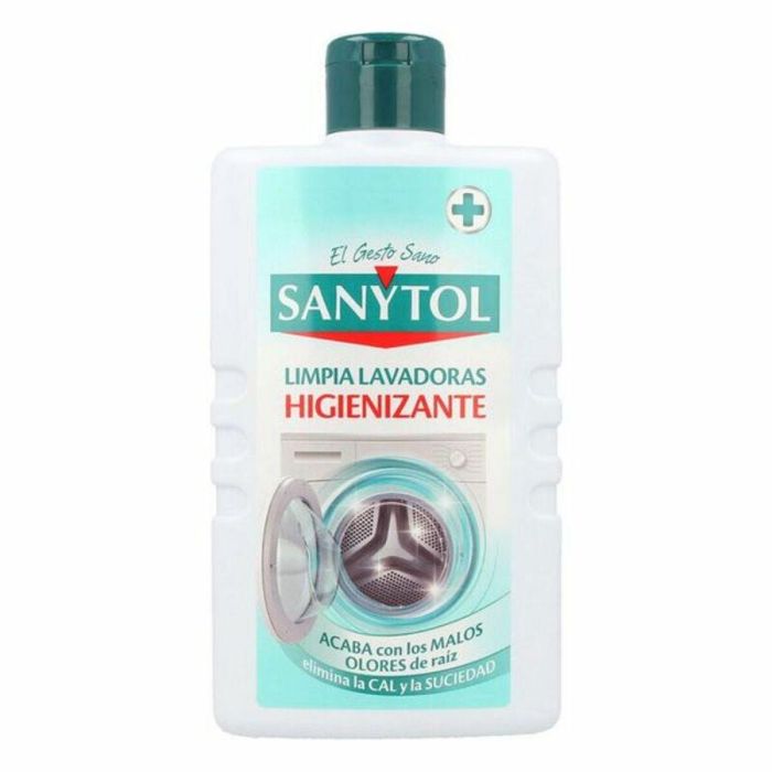 Sanytol Limpiador Higienizante de Lavadoras Elimina Olores, Cal y Residuos 250 ml