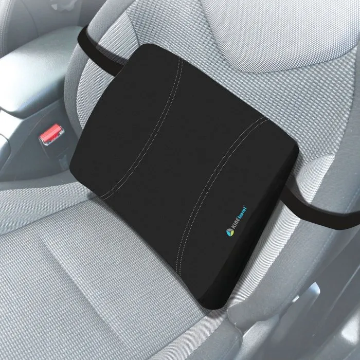 Kine Travel Cojín Ergonómico Lumbar para Espalda Baja - 36x27x6 cm, Diseñado por Fisioterapeuta para Aliviar Dolor 1