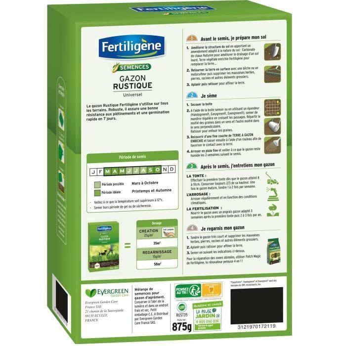 FERTILIGENE Hierba Rústica Universal - 875 g 1 FERTILIGENE Hierba Rústica Universal - 875 g 1