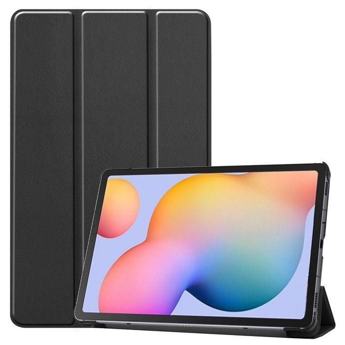 eSTUFF Funda Folio HOUSTON para Samsung Galaxy Tab A9 - Negra, ultradelgada, magnética, función auto encendido/apagado, 2 modos soporte