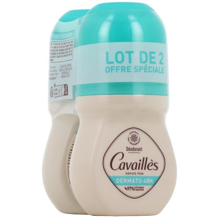 Roge Cavailles Desodorante Roll-on Dermato 48h 2x50ml