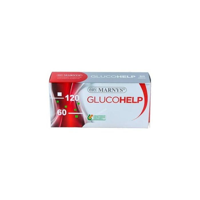 MARNYS Glucohelp 60 Cápsulas Veganas con Cromo y Canela para Mantener Niveles Normales de Glucosa en Sangre