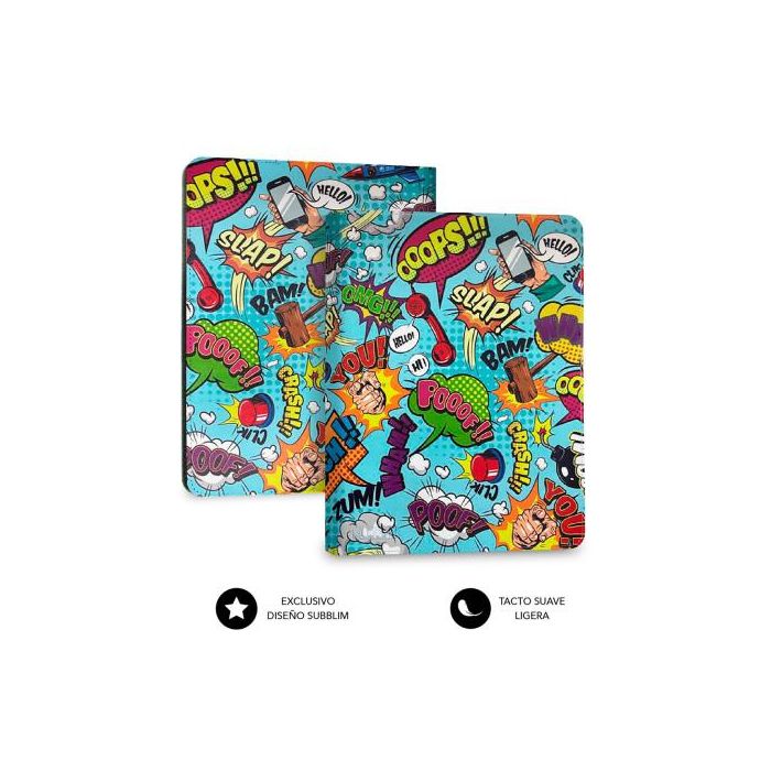 SUBBLIM funda de tablet con teclado bluetooth Keytab Pro BT Trendy Comic 3 SUBBLIM funda de tablet con teclado bluetooth Keytab Pro BT Trendy Comic 3