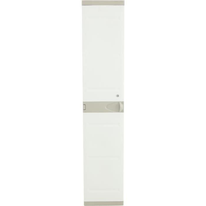 Plastiken Armario alto con 1 puerta y 2 baldas, 35 cm 2 Plastiken Armario alto con 1 puerta y 2 baldas, 35 cm 2