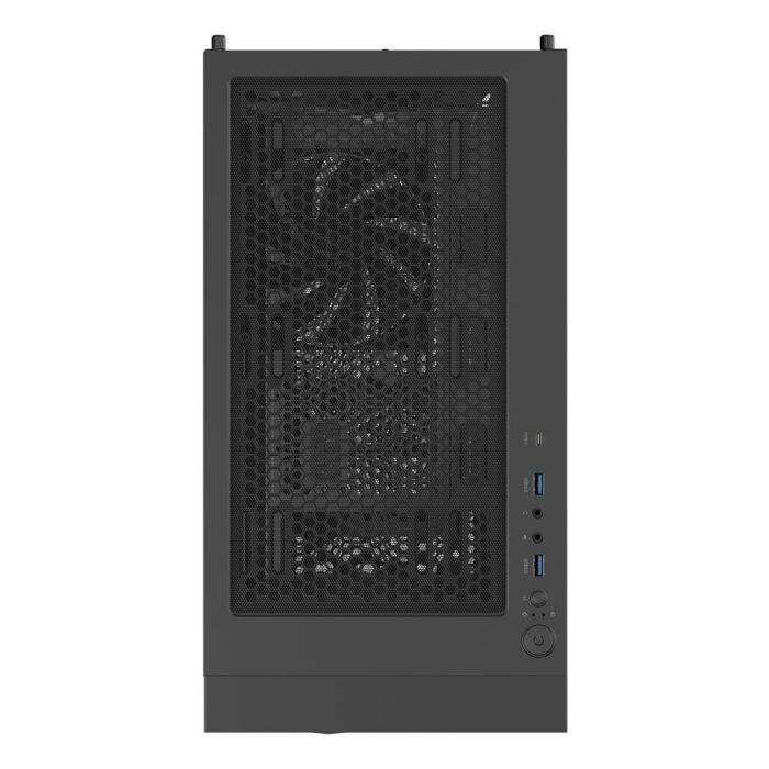 Genesis Diaxid 605F Caja Gaming Midi Tower para placas ATX/Micro-ATX/Mini-ITX con 5 Ventiladores incluidos y Cristal Templado 5