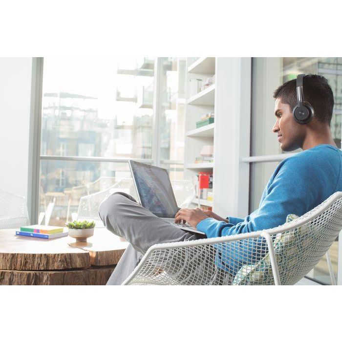 Logitech Auriculares Zone Wireless UC con Cancelación de Ruido Activa, Diadema, Conexión Inalámbrica Bluetooth para Oficina y Centro de Llamadas, Grafito 11 Logitech Auriculares Zone Wireless UC con Cancelación de Ruido Activa, Diadema, Conexión Inalámbrica Bluetooth para Oficina y Centro de Llamadas, Grafito 11