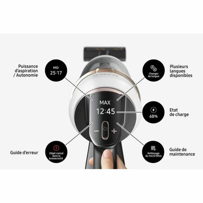 Samsung Aspirador de varilla VS20C85G4TB - 580 W - Azul 4