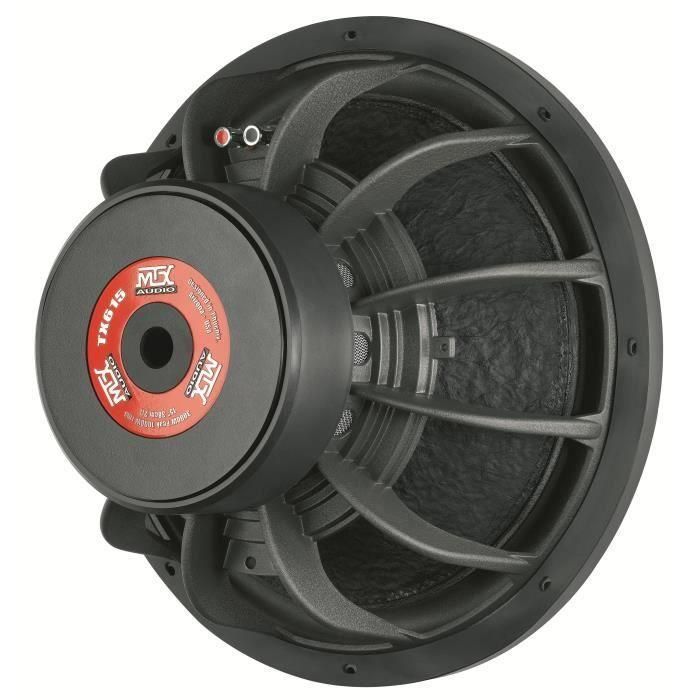 MTX MTX0715442352920 Altavoz de subgraves TX615 de 38 cm de diámetro, 2 Ohmios, 1000W RMS 3