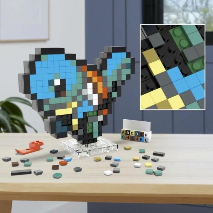 Mega HTH77 Pokémon Squirtle Caja de construcción retro 367 piezas 3