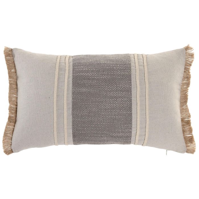 Cojin Boho DKD Home Decor Beige Natural 50 x 30 cm (2 Unidades) 0 Cojin Boho DKD Home Decor Beige Natural 50 x 30 cm (2 Unidades) 0