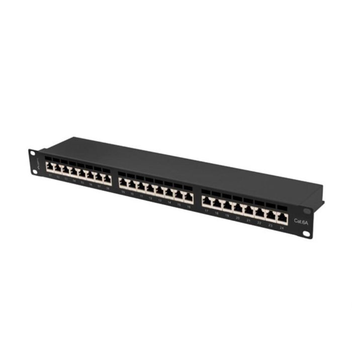 Lanberg PPSA-1024-B Patch Panel 24 Puertos Cat6a F/UTP Negro Montaje en Bastidor 3 Lanberg PPSA-1024-B Patch Panel 24 Puertos Cat6a F/UTP Negro Montaje en Bastidor 3