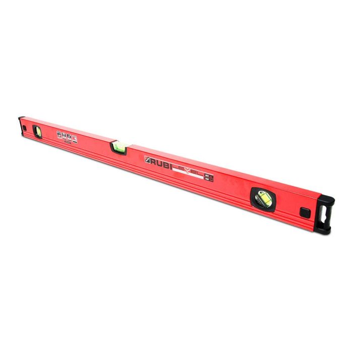 Rubi Nivel Profesional r76923 80cm en Aluminio con Viales Acrílicos, Resistente a Impactos y UV, para Niveles Horizontal, Vertical y 45° 0 Rubi Nivel Profesional r76923 80cm en Aluminio con Viales Acrílicos, Resistente a Impactos y UV, para Niveles Horizontal, Vertical y 45° 0