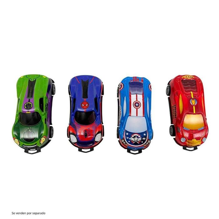 Marvel Flip Cars Coche con Efecto de Giro por Choque 8cm Coleccionable Unidad Aleatoria 1