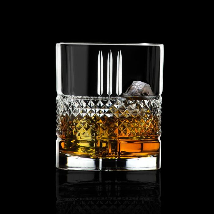 Rcr Cristalleria Brillante Vaso 340 Ml Cristal Eco-Luxion (6 Unidades) h.94 mm 1