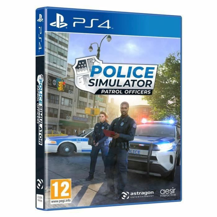 Oficina de patrulla del simulador de policía PS4 juego