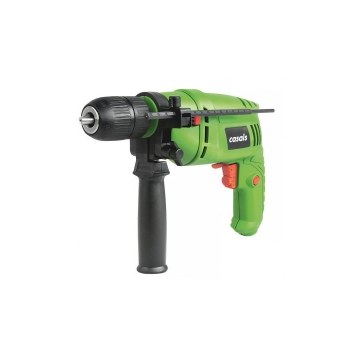 TALADRO PERCUTOR CASALS VT80REAM+R - 800W - PORTABROCAS AUT. 13MM - REVERSIBLE - 0-3000RPM - TOPE PROFUNDIDAD + MALETÍN + KIT BROCAS Y ADAPTADORES TALADRO PERCUTOR CASALS VT80REAM+R - 800W - PORTABROCAS AUT. 13MM - REVERSIBLE - 0-3000RPM - TOPE PROFUNDIDAD + MALETÍN + KIT BROCAS Y ADAPTADORES