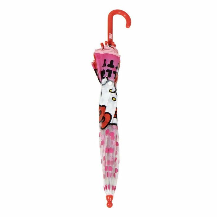 Cerdá Paraguas Manual de Burbuja Poe Hello Kitty de 45 cm Rosa para Niñas, Edad Mínima 3 Años 10