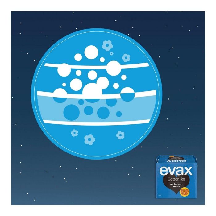 Evax Cottonlike Compresas Noche Alas 9 u 5