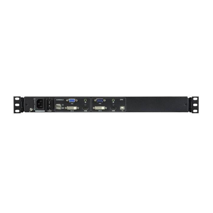 Aten CL6700MW Consola LCD KVM Full HD 17.3'' Widescreen USB DVI HDMI VGA Teclado Touchpad Rack 1U Rail Simple Suizo/Alemán 1