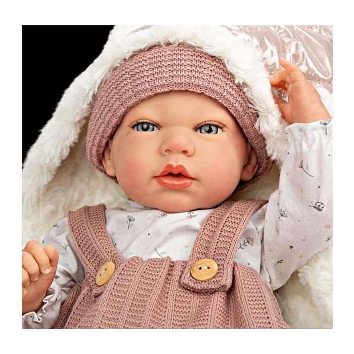 Muñeca reborn sandra con manta 40 cm.cuerpo blando 11 Muñeca reborn sandra con manta 40 cm.cuerpo blando 11