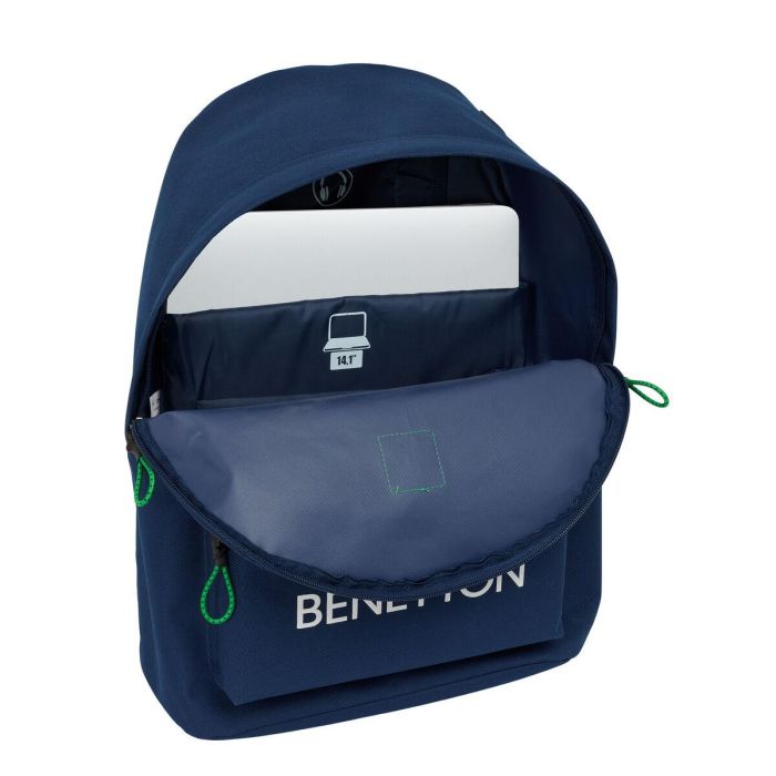 Mochila para Portátil Benetton benetton Azul marino 31 x 41 x 16 cm 3