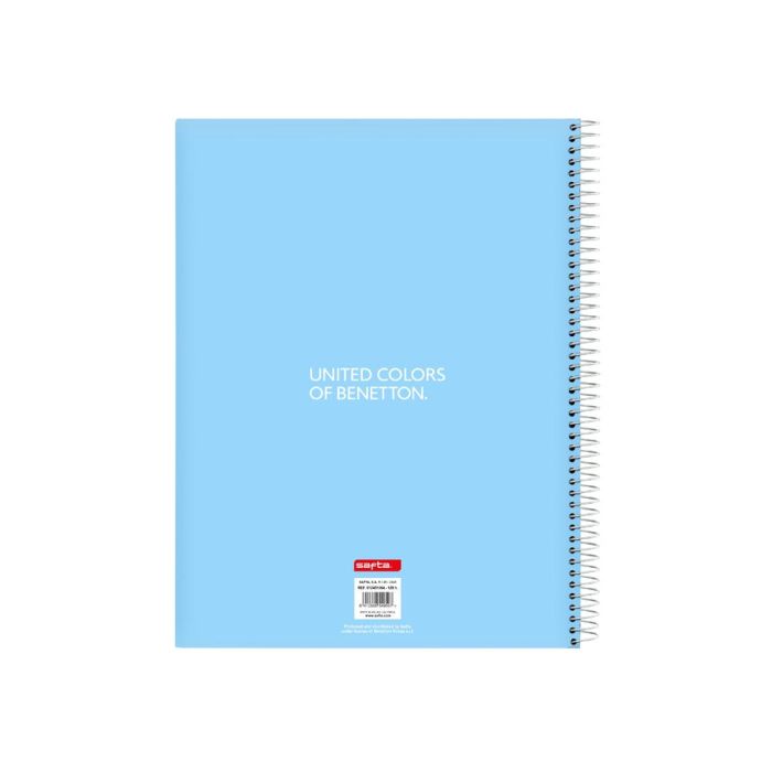 Libreta Benetton Spring Azul cielo A4 120 Hojas 1