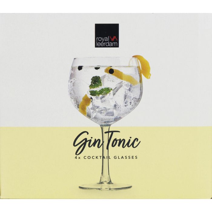 Set 4 Copas Gintonic 65Cl "Cocktails" Royal Leerdam (4 Cajas) 1 Set 4 Copas Gintonic 65Cl "Cocktails" Royal Leerdam (4 Cajas) 1
