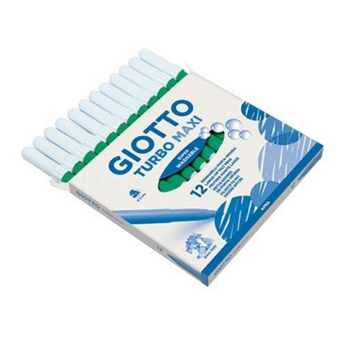 Set de Rotuladores Giotto Turbo Maxi Verde (5 Unidades) 2 Set de Rotuladores Giotto Turbo Maxi Verde (5 Unidades) 2