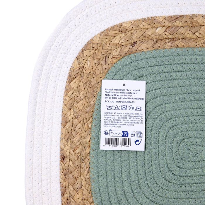 Mantel Individual Policotón y Yute Bodo Luminarc 38x38 cm (12 Unidades) 2