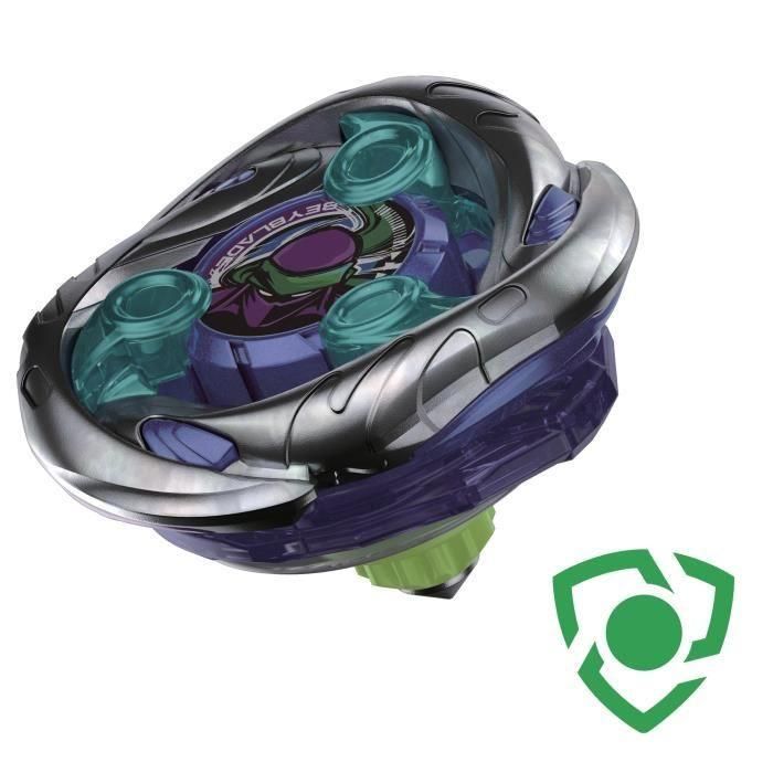 Hasbro HASG1539ES0 Beyblade X Starter Pack Shadow Shinobi 1-80MN UX con peonza de defensa y lanzador, para niños a partir de 8 años 3