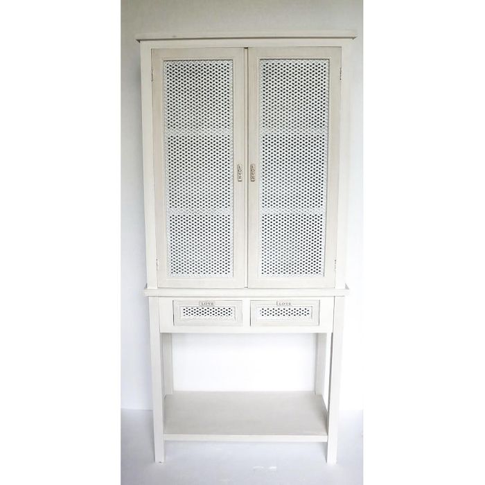 Aparador Tradicional DKD Home Decor Blanco 37.4 x 175.5 x 80 cm