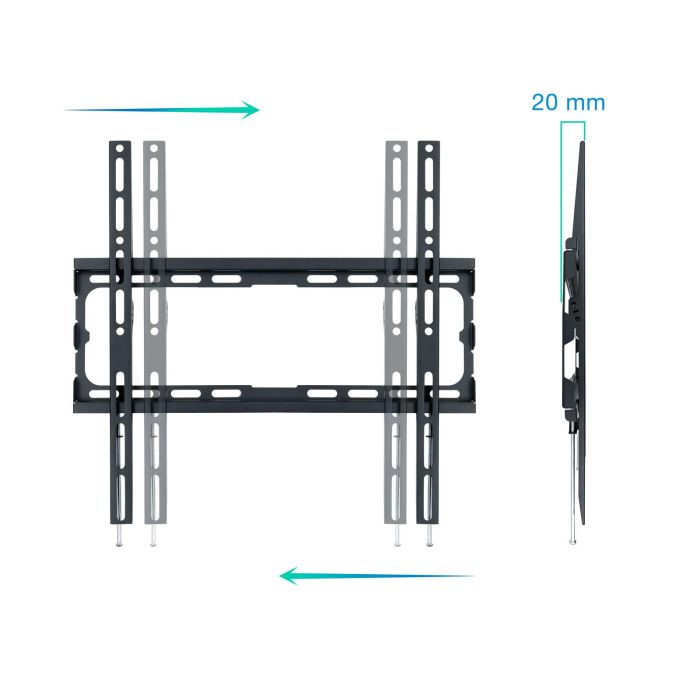 Soporte de Pared Fijo TooQ LP1070F-B para TV de 32-70"/ hasta 45kg 1 Soporte de Pared Fijo TooQ LP1070F-B para TV de 32-70"/ hasta 45kg 1