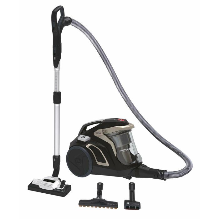 Hoover Aspirador Bidón Sin Bolsa HP720PET - 850 W - 68 dBA - Cassette 2 L - Especial Animales y Parquet