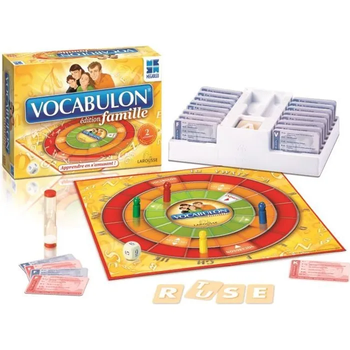 Megableu Vocabulon Family Juego de Palabras para Niños y Niñas a partir de 10 Años