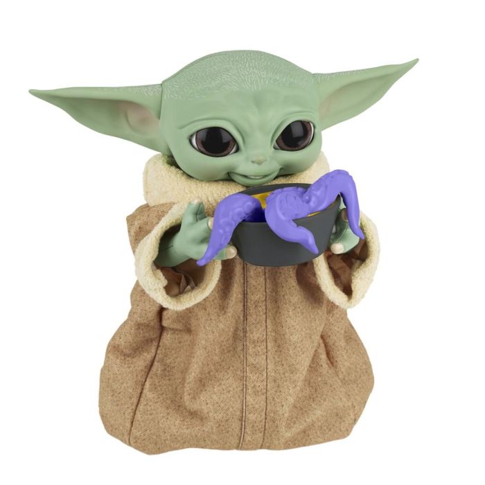 HASBRO Galactic Snackin Grogu Figura Animatronic The Child Mandalorian Star Wars 23cm con 40+ sonidos y movimientos 2 HASBRO Galactic Snackin Grogu Figura Animatronic The Child Mandalorian Star Wars 23cm con 40+ sonidos y movimientos 2