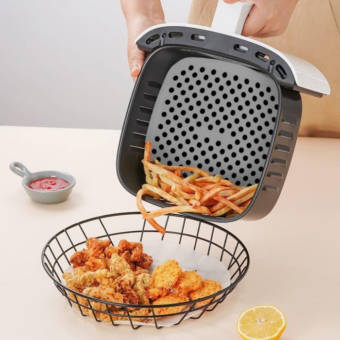 Base de silicona cuadrada para Air Fryer 18.5 cm Quttin - Inde (24 Unidades) 3 Base de silicona cuadrada para Air Fryer 18.5 cm Quttin - Inde (24 Unidades) 3