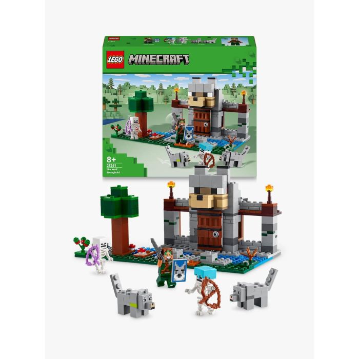 LEGO 21261 Minecraft La Fortaleza-Lobo Juego de Construcción Multicolor 312 Piezas para Niños a partir de 8 Años 5