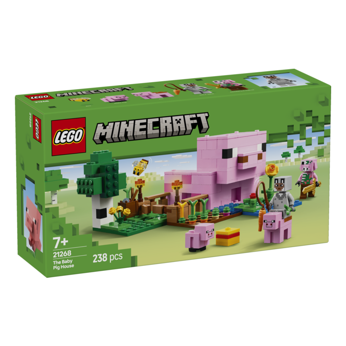 Lego Minecraft 21268 Casa del Cochinillo Juego de Construcción para Niñas a Partir de 7 Años Lego Minecraft 21268 Casa del Cochinillo Juego de Construcción para Niñas a Partir de 7 Años