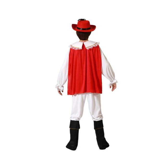 Disfraz Mosquetero Infantil Niño Rojo 7-9 Años para Carnaval y Fiestas Temáticas Disfraz Mosquetero Infantil Niño Rojo 7-9 Años para Carnaval y Fiestas Temáticas