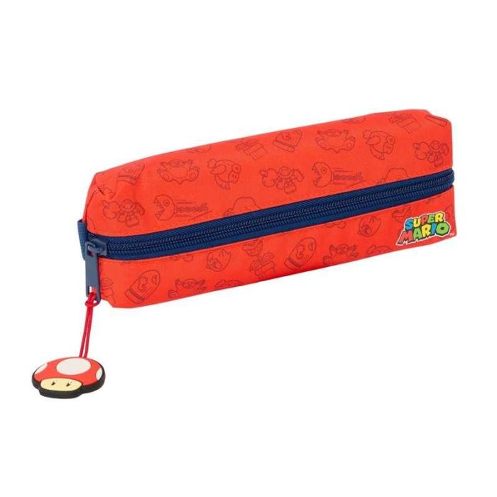 Bolso Escolar Portatodo Safta Rectangular Con Goma Elastica 22 cm Super Mario Trick 40x220x70 mm 2 Bolso Escolar Portatodo Safta Rectangular Con Goma Elastica 22 cm Super Mario Trick 40x220x70 mm 2