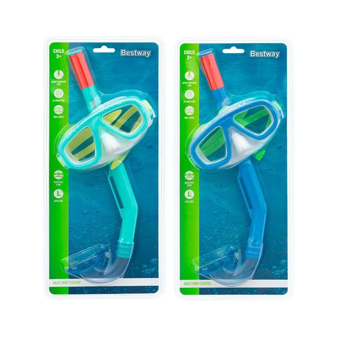 Bestway Mascara Buceo Adulto Vidrio Templado Color Surtido Correa Silicona +14 Años Playa y Piscina 22074 3 Bestway Mascara Buceo Adulto Vidrio Templado Color Surtido Correa Silicona +14 Años Playa y Piscina 22074 3
